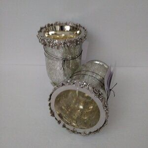 Nanette Lepore Glam Crystal Beaded Candle Holder
